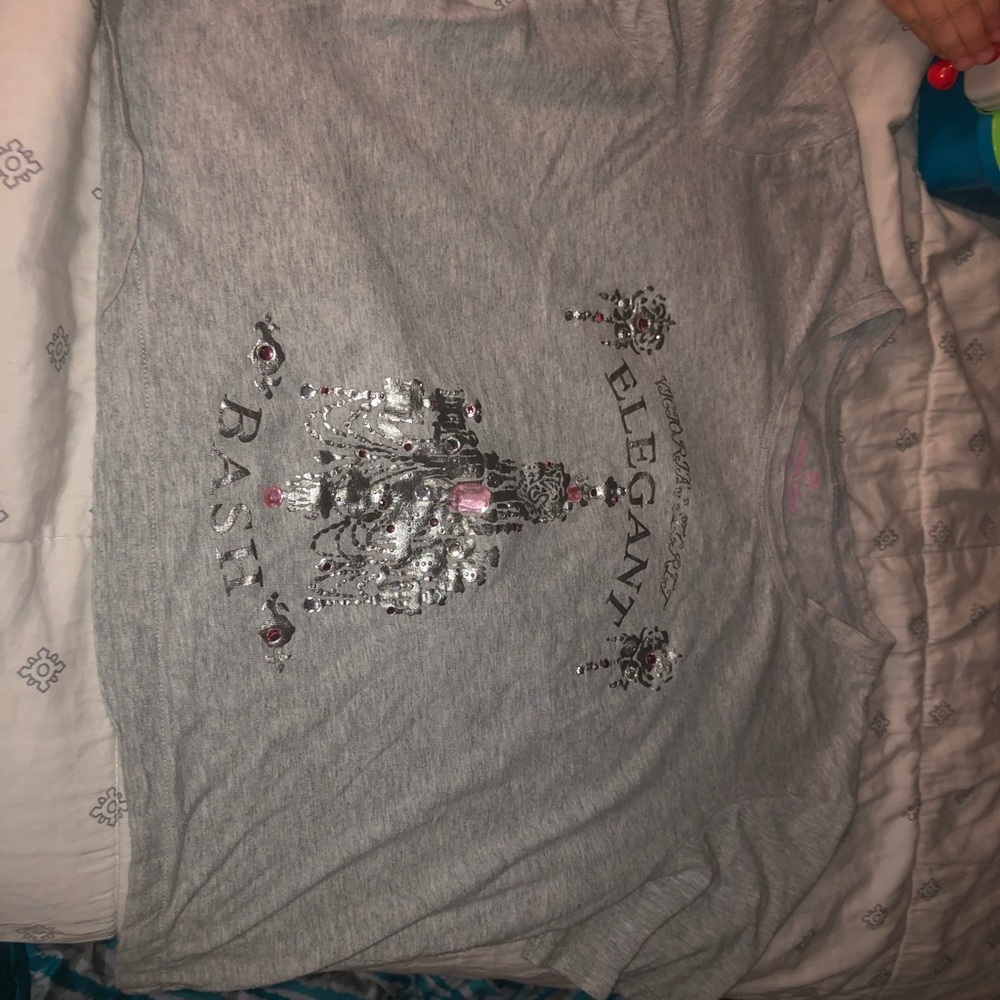 Victoria secret gray crop top
